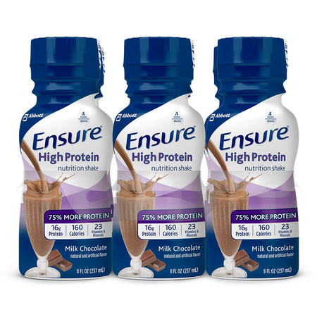 Abbott Nutrition 64115 Ensure High Protein Therapeutic Nutrition, Chocolate, 8-ounce bottle
