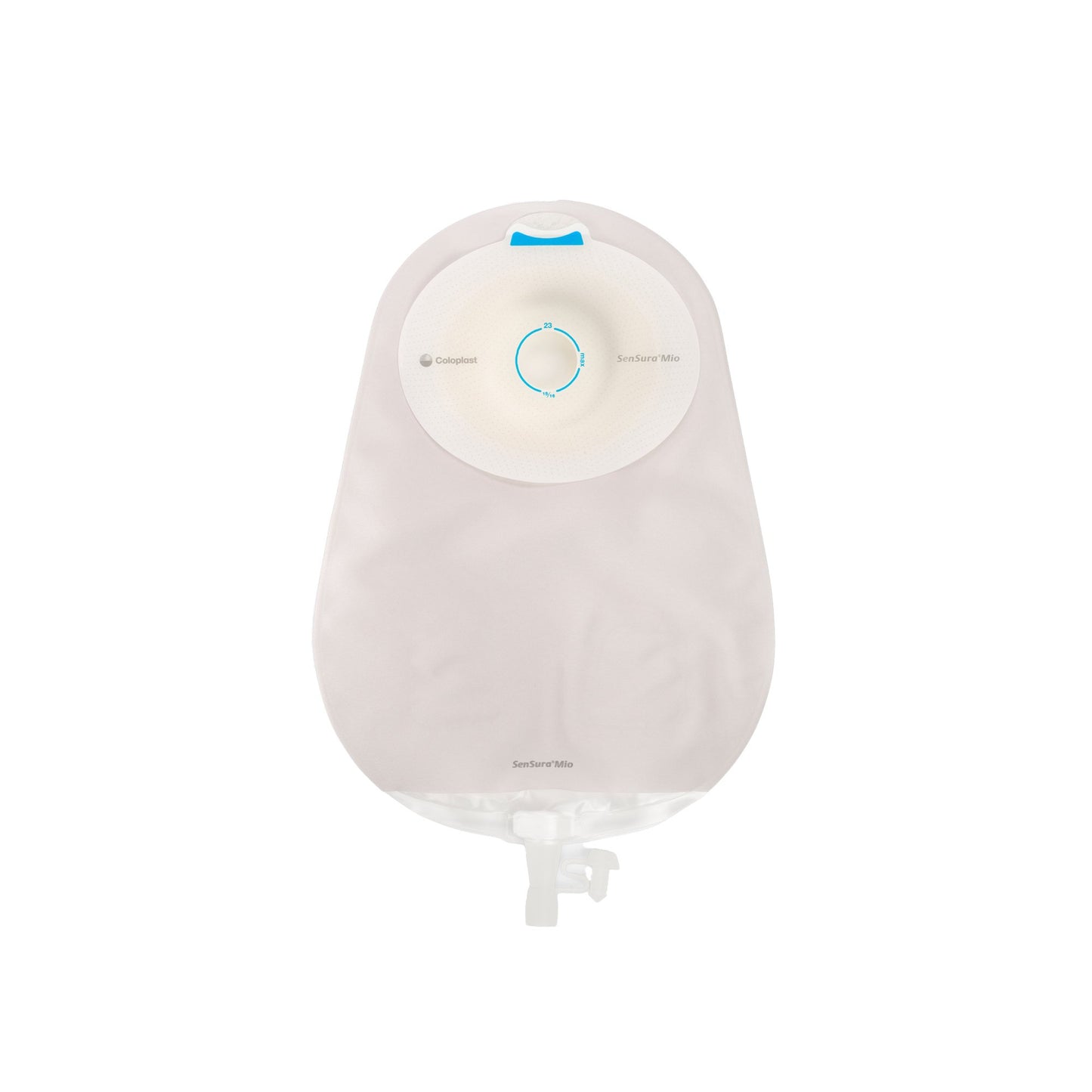 SenSura® Mio Convex Light 1-Piece Transparent Urostomy Pouch, 21mm Stoma