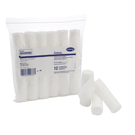 Hartmann 80400000 Conco NonSterile Conforming Bandage, 4 Inch x 4-1/10 Yard, 1-Ply