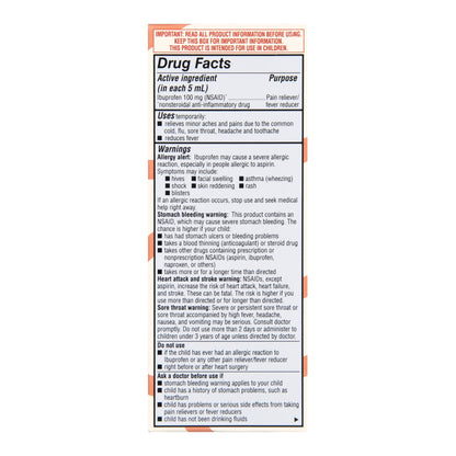 Foster & Thrive™ Ibuprofen Children's Pain Relief, Bubble Gum Flavor