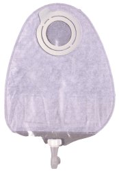 Coloplast 14227 Assura Original 2-Piece Transparent Urostomy Pouch, Green Match