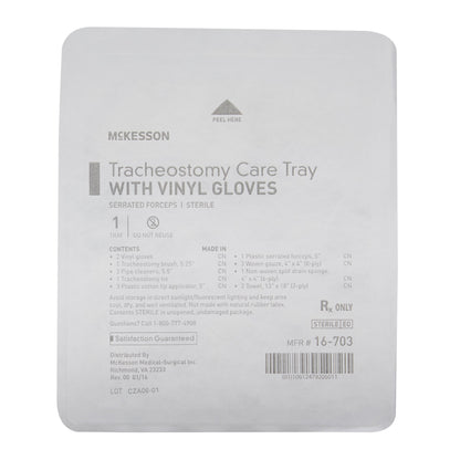 McKesson Tracheostomy Care Tray