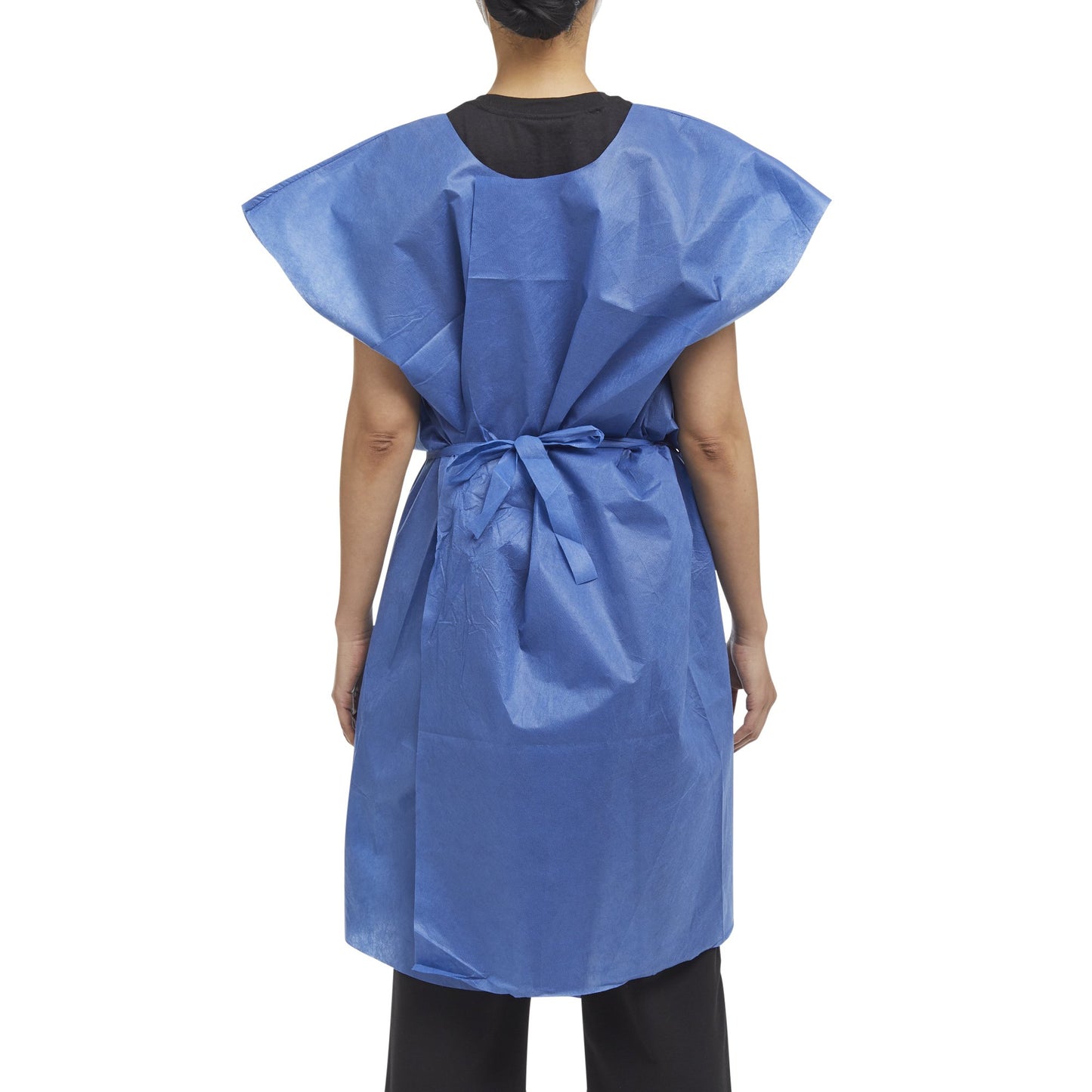 Graham Medical Exam Gown, Medium/Large, Blue