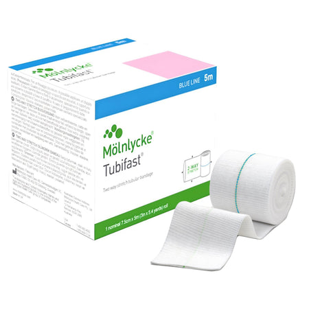 Molnlycke 2438 Tubifast Dressing Retention Bandage Roll, 3 inch x 33 Foot