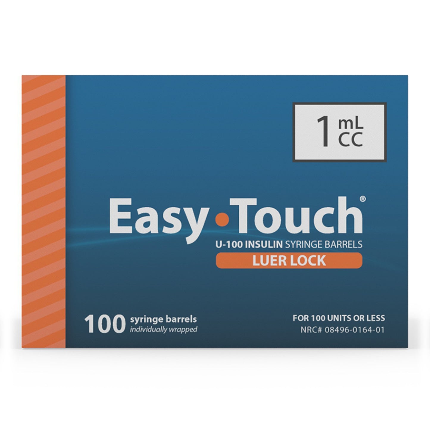 Insulin Syringe EasyTouch™ 1 mL Luer Lock Tip Without Safety