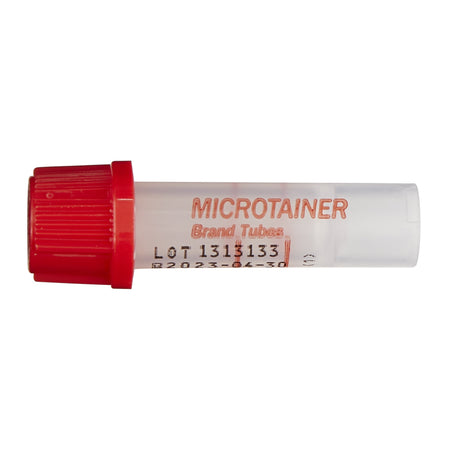 BD 365963 Microtainer Capillary Blood Collection Tube Plain 250 µL to 500 µL Microgard Closure Plastic