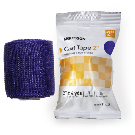 McKesson 115-2U Purple Cast Tape, 2 Inch x 4 Yard