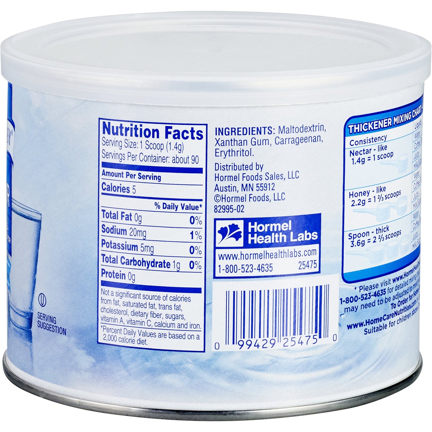 Thick & Easy® Clear Food and Beverage Thickener, 4.4-ounce canister