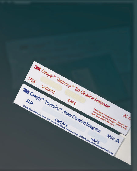 3M 2134MM Comply Thermalog Sterilization Chemical Integrator Strip Steam 4 Inch Length