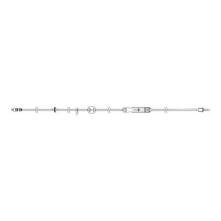 IV Pump Set Sapphire™ Pump Without Ports 20 Drops / mL Drip Rate 1.2 Micron Filter 116 Inch Tubing Solution