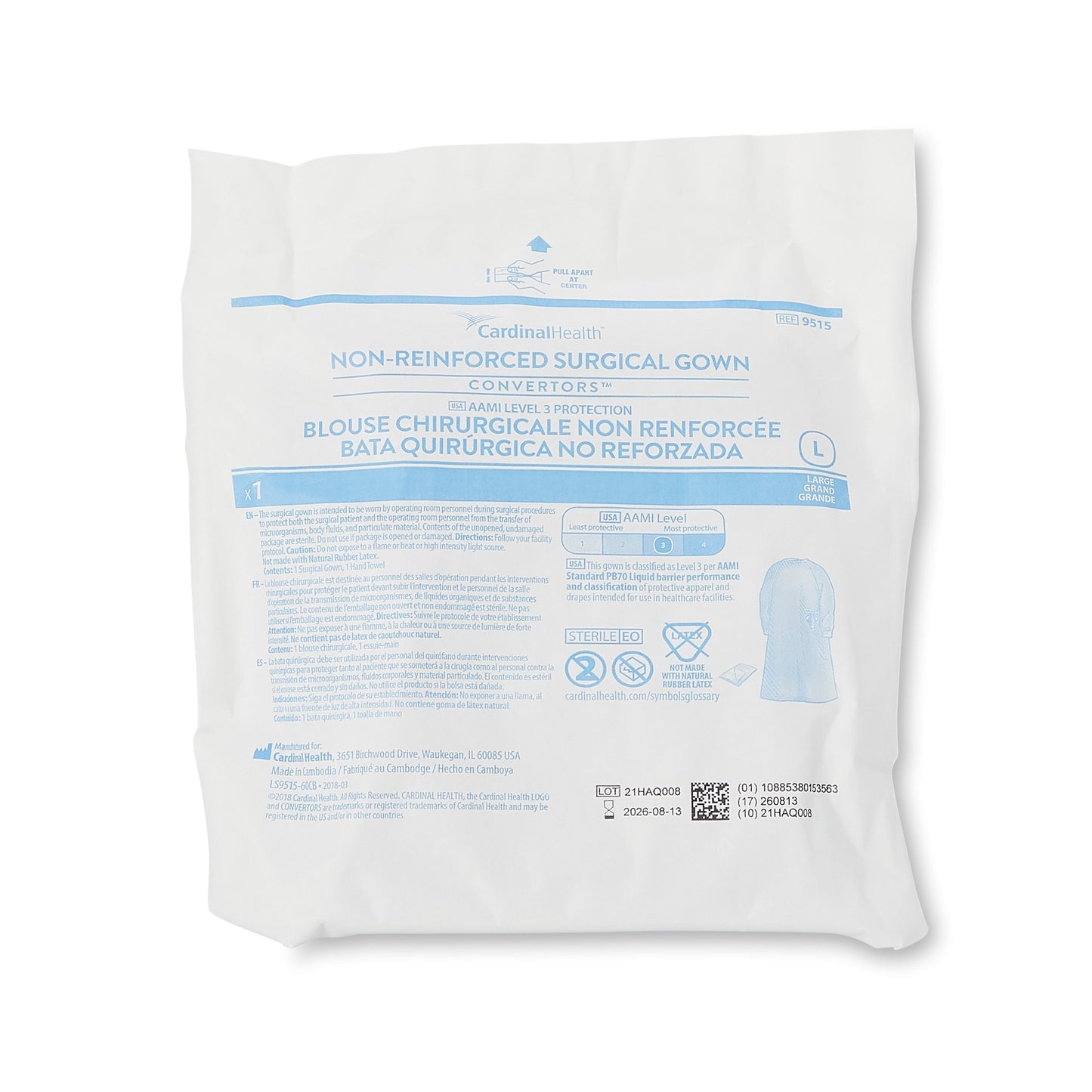 Cardinal Health Astound nonreinforced Surgical Gown With Towel