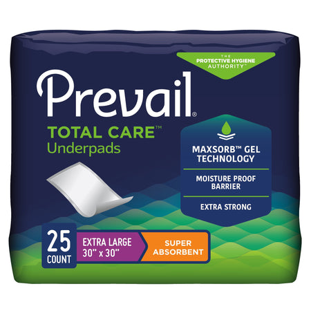 First Quality UP-100/1 Prevail Total Care Heavy Absorbency Underpad, 30x 36 Inch