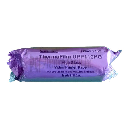 Precision Charts CGUPP110HG Ultrasound Video Paper ThermaFilm Roll High Gloss Without Grid