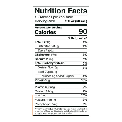 Vidafuel Wellness Protein Drink with Collagen and Whey, Orange Burst Flavor