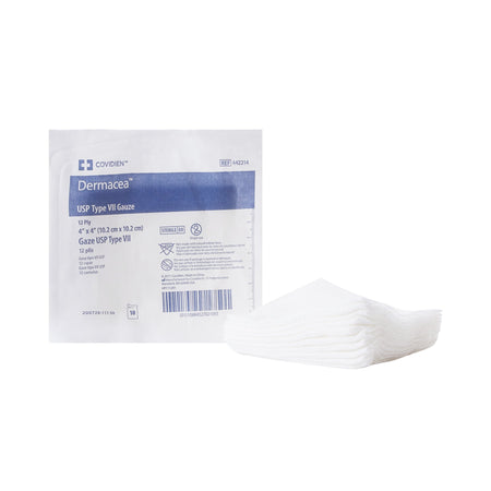 Cardinal 442214 Dermacea Sterile USP Type VII Gauze Sponge, 4 x 4 Inch, 12-Ply