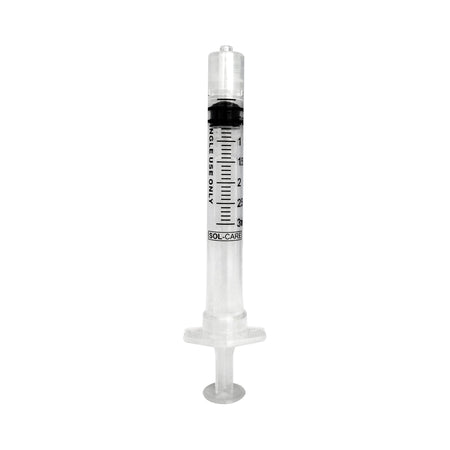 Sol-Millennium 804761 Sol-Care General Purpose Syringe, 3 mL