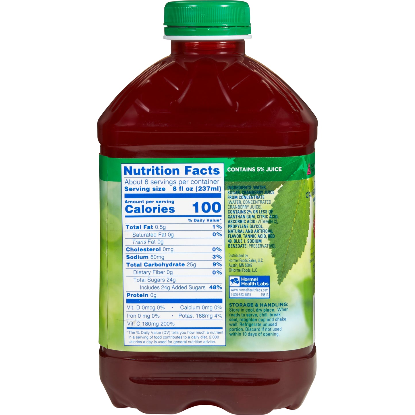 Thick & Easy® Nectar Consistency Cranberry Thickened Beverage, 46-ounce bottle