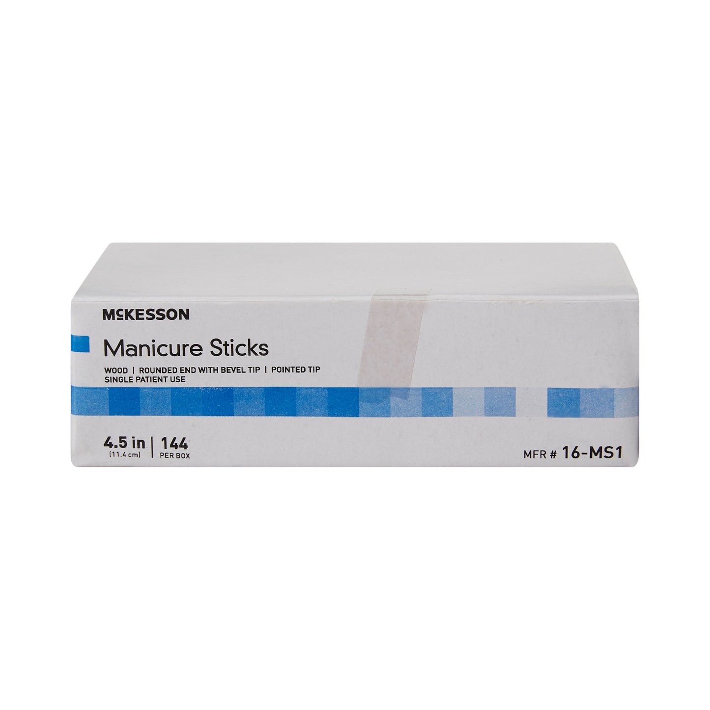 McKesson Manicure Sticks, 100% White Birch, 4.5 Inch