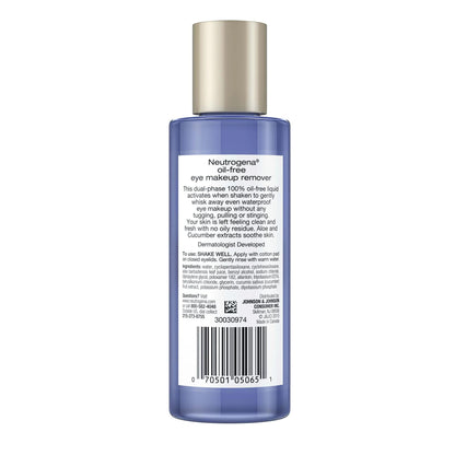 Eye Makeup Remover Neutrogena® Oil-Free Liquid 5.5 oz. Bottle Scented