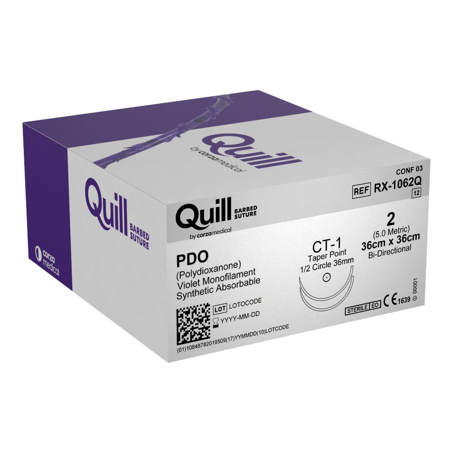 Quill™ Knotless Tissue-Closure Device Suture with Needle