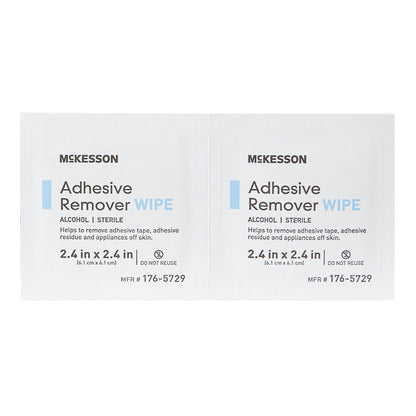 McKesson Adhesive Remover, 2-2/5 x 2-2/5 Inch Wipe