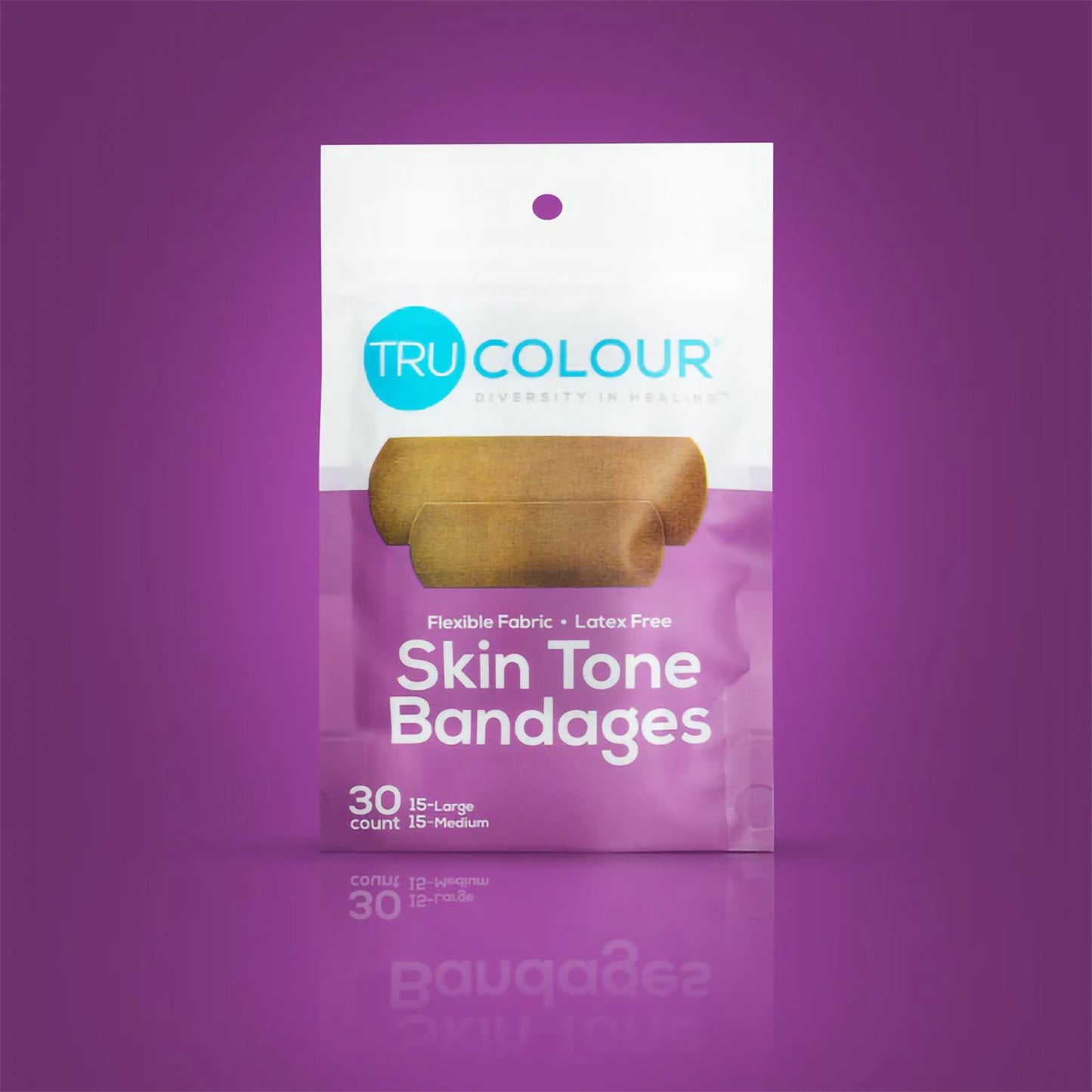 TruColour® Dark Brown Adhesive Strip, 1 x 3 Inch