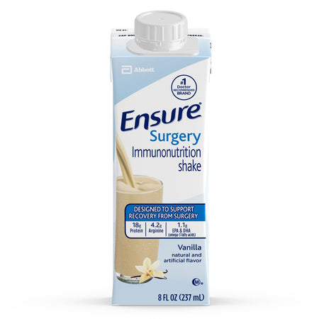Ensure Surgery Vanilla Immunonutrition Shake, 8-ounce carton by Abbott Nutrition product image