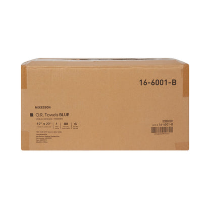McKesson Sterile Blue O.R. Towel, 17 x 27 Inch
