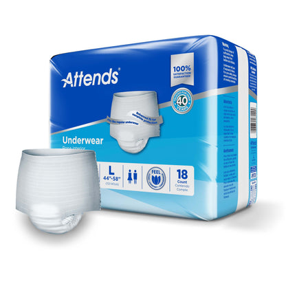 Attends® Extra Absorbency Underwear, Large