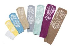 Cardinal 68125-GRN Slipper Socks Health Unisex Adult 2X-Large Double Tread Single Patient Use Green