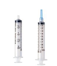 BD 305219 Oral Dispenser Syringe, 10 mL, Flat Top Style, Oral Tip