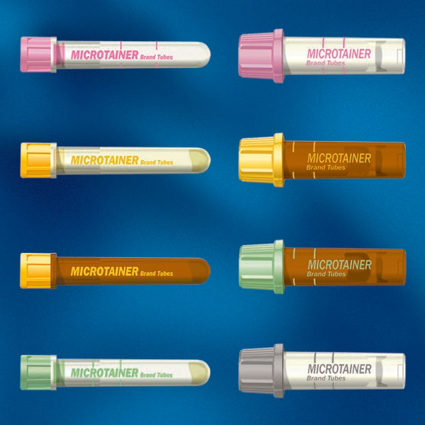 BD Microtainer® SST™ Capillary Blood Collection Tube Clot Activator / Separator Gel Additive 400 µL to 600 µL BD Microgard™ Closure Plastic Tube