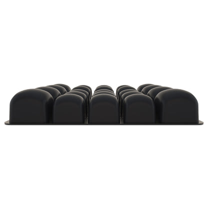 ROHO® Mosaic® Inflatable Seat Cushion, 18 x 16 x 3 Inch, Air Cells, Black