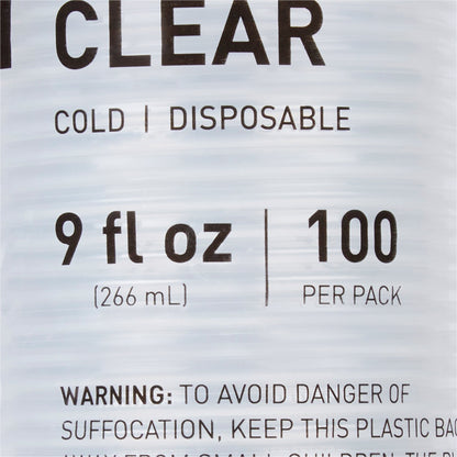 McKesson Polypropylene Drinking Cups, 9 oz., Clear