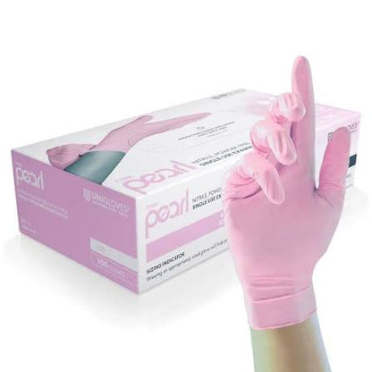 Ungloves Pearl Nitrile Gloves 100/bx, 10bx/cs