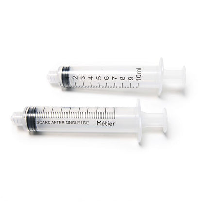 Metier General Purpose Syringe, 10 mL, Luer Lock, DSLL10, 100/Box by Metier product image