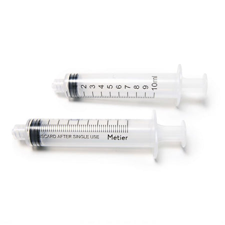 Metier General Purpose Syringe, 10 mL, Luer Lock, DSLL10, 100/Box by Metier product image