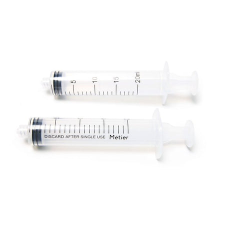 Metier General Purpose Syringe, 20 mL, Luer Lock, DSLL20, 50/Box by Metier product image