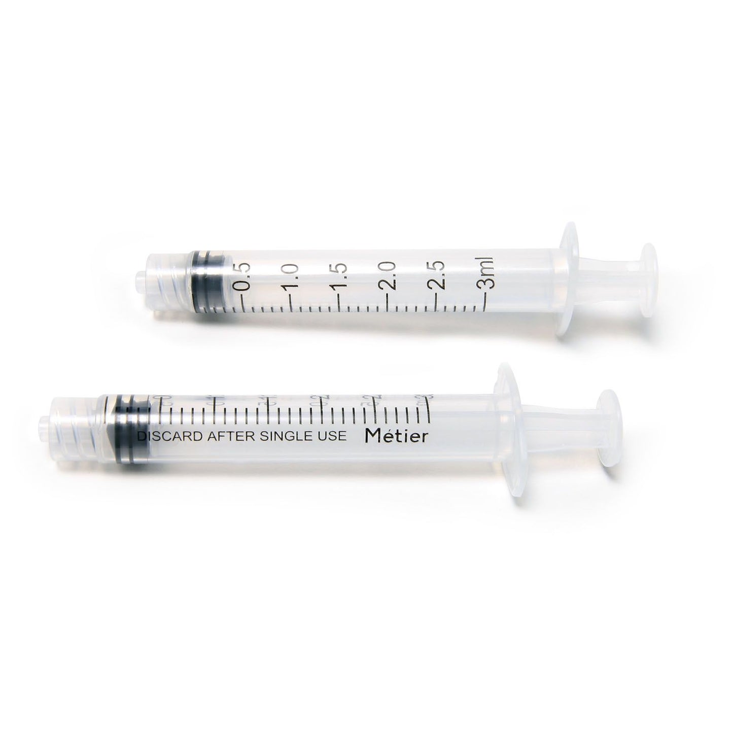 Metier General Purpose Syringe, 3 mL, Luer Lock, DSLL03, 100/Box by Metier product image