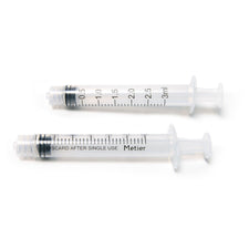 Metier General Purpose Syringe, 3 mL, Luer Lock, DSLL03, 100/Box